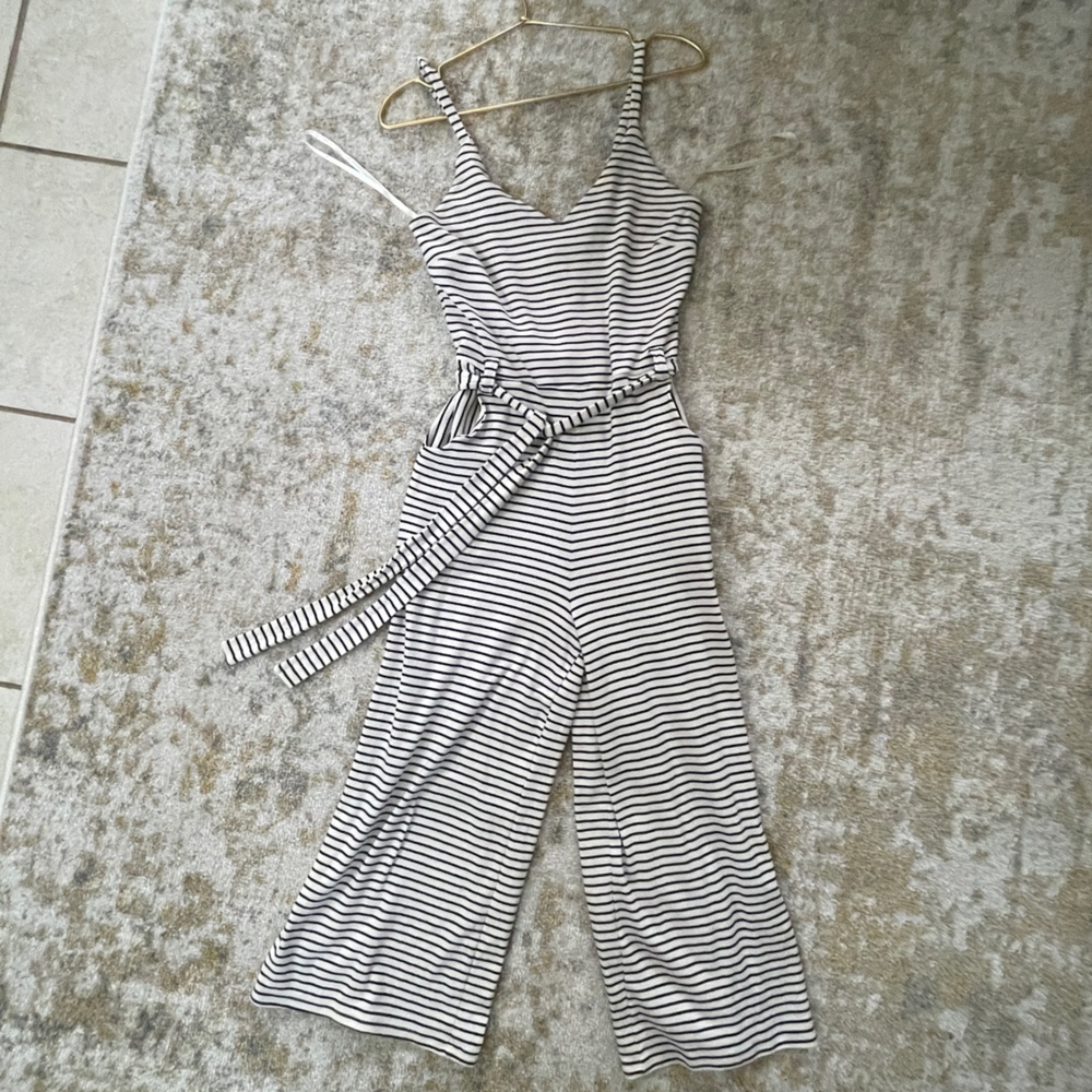 Striped jumpsuit